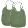 Set van 2 badstof slabben - 2-pack basic badstof forest green